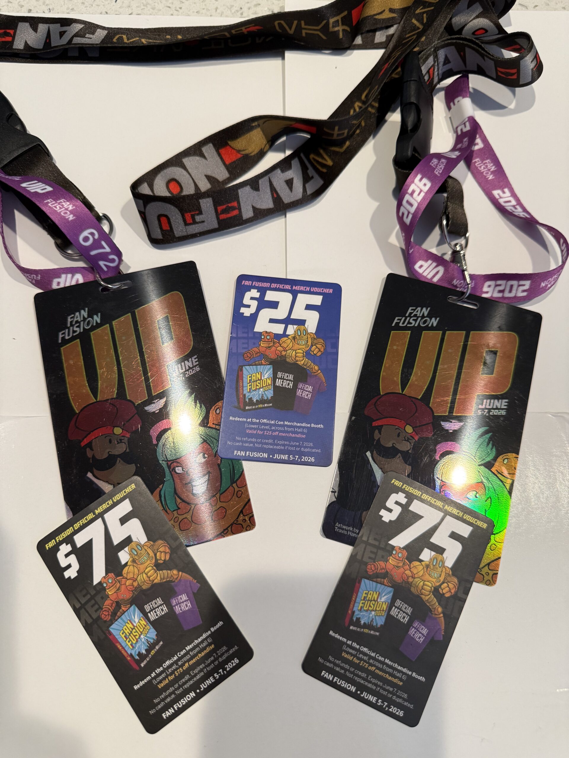 Phoenix Fan Fusion — 2 VIP Tickets + Merch Cards