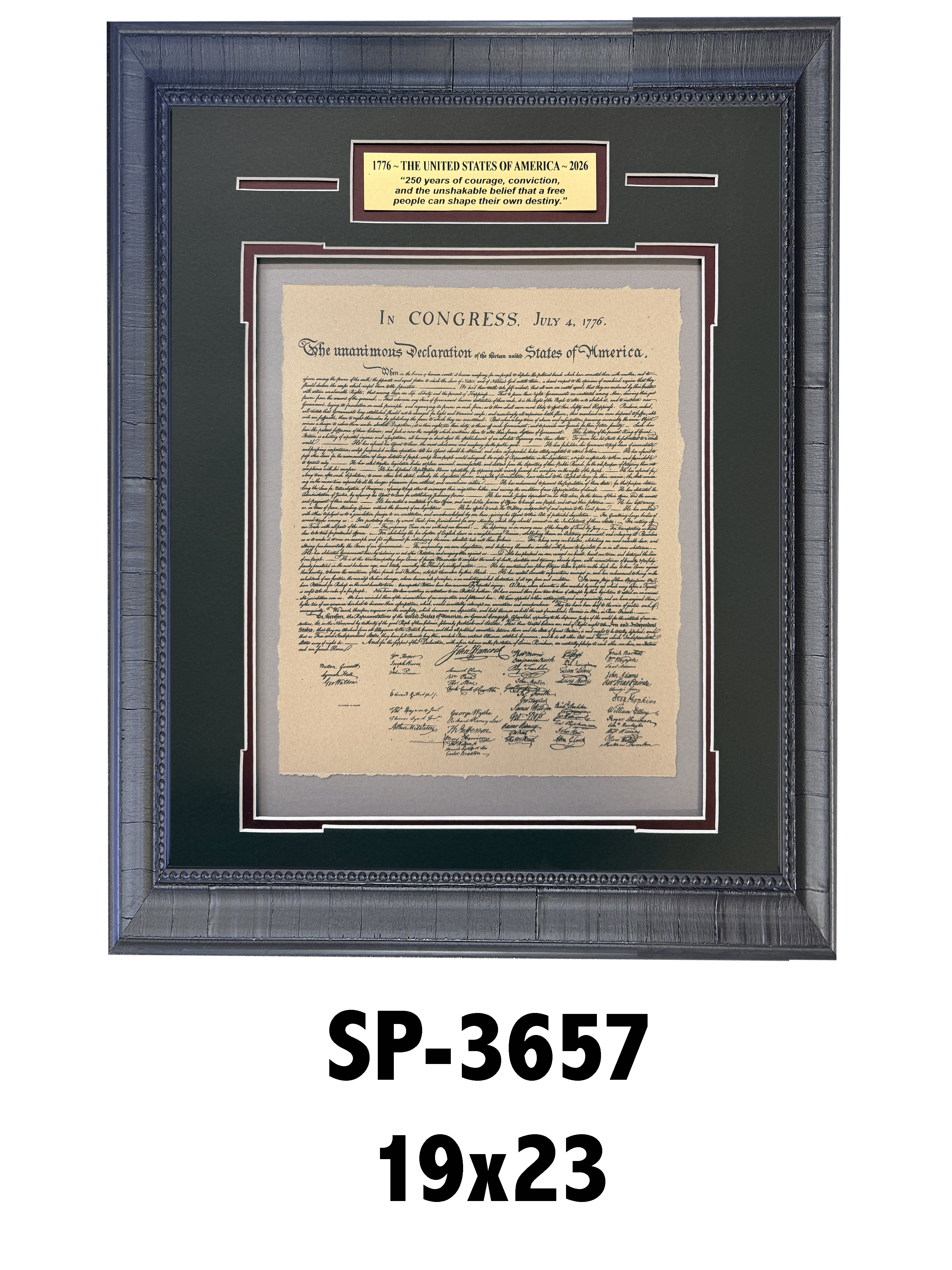 Declaration of Independence 250th USA