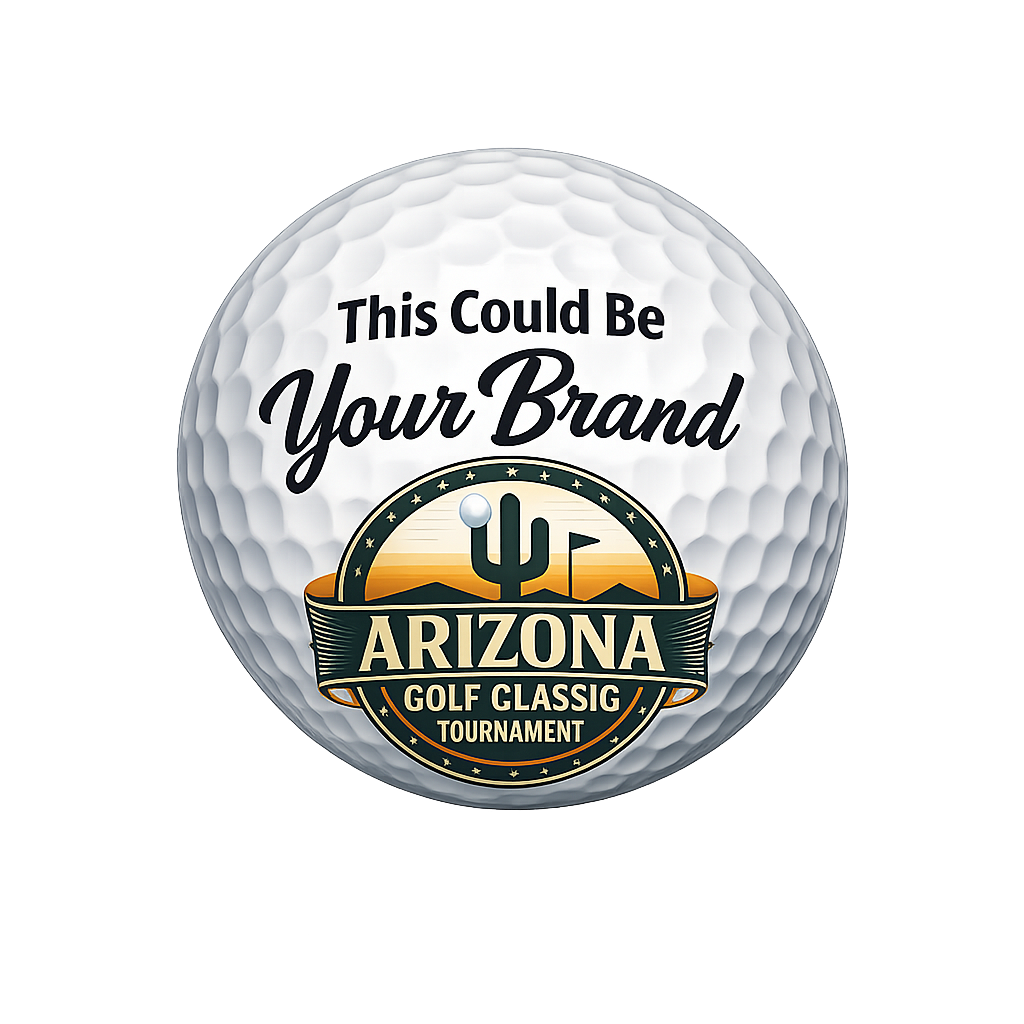 AGC Golf Ball Brand Holding Place graphic Arizona Golf Classic